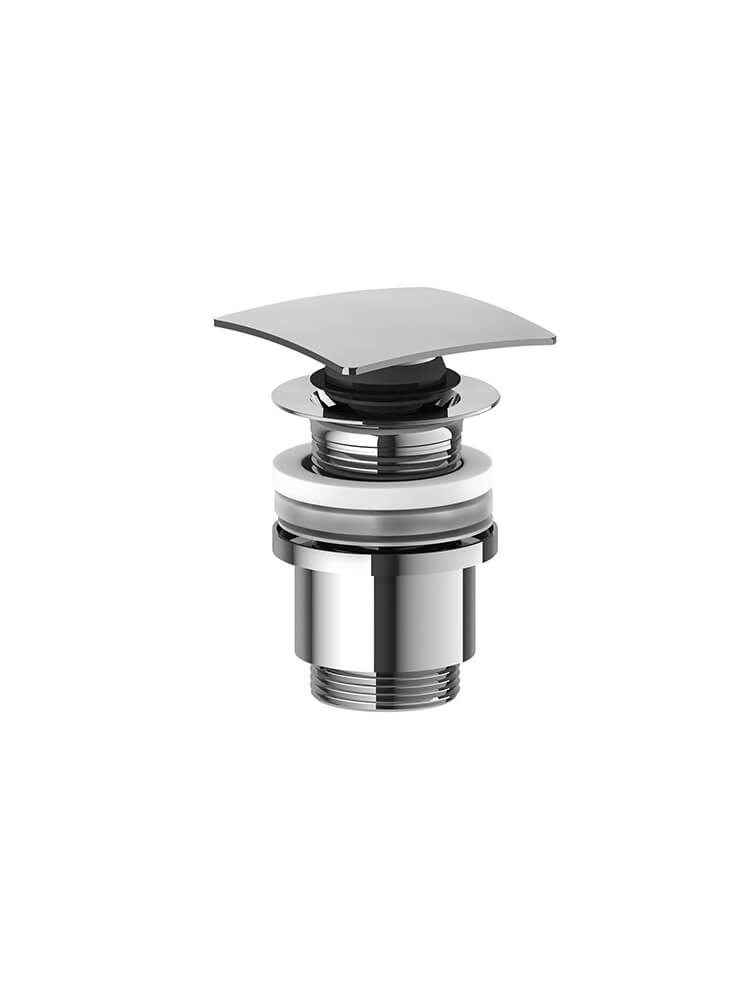 Piletta Unika Quadra Brass con raccordo cilindrico